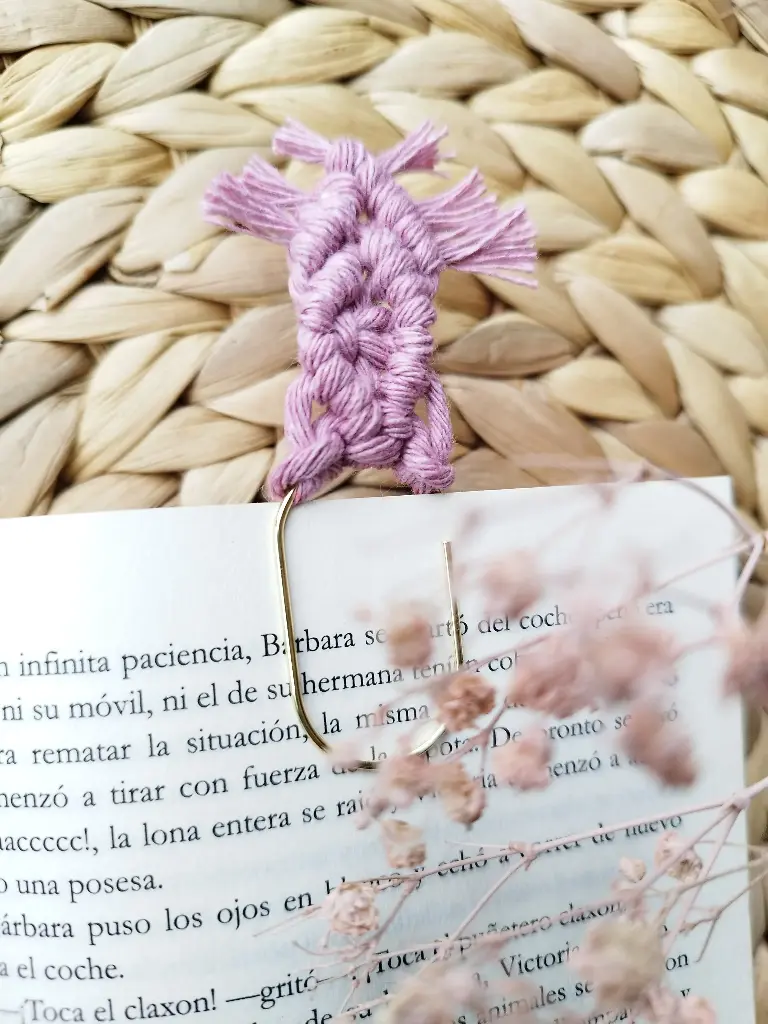 Marcapáginas Malva