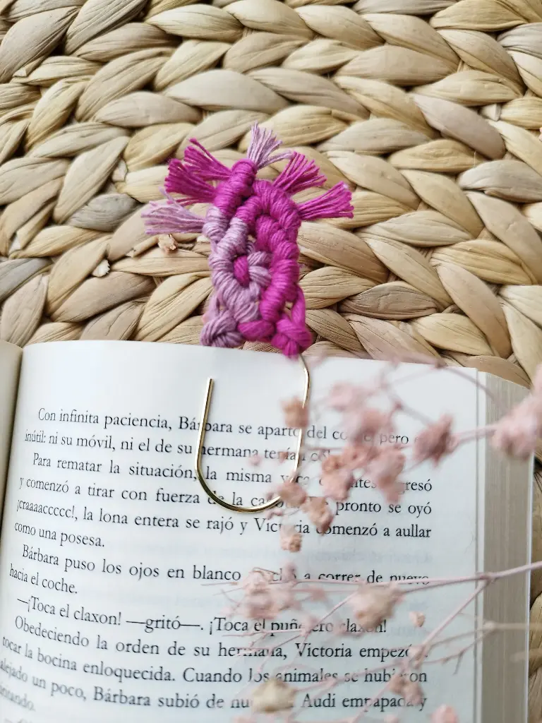 Marcapáginas Fucsia