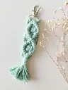 Llavero Macramé Matcha