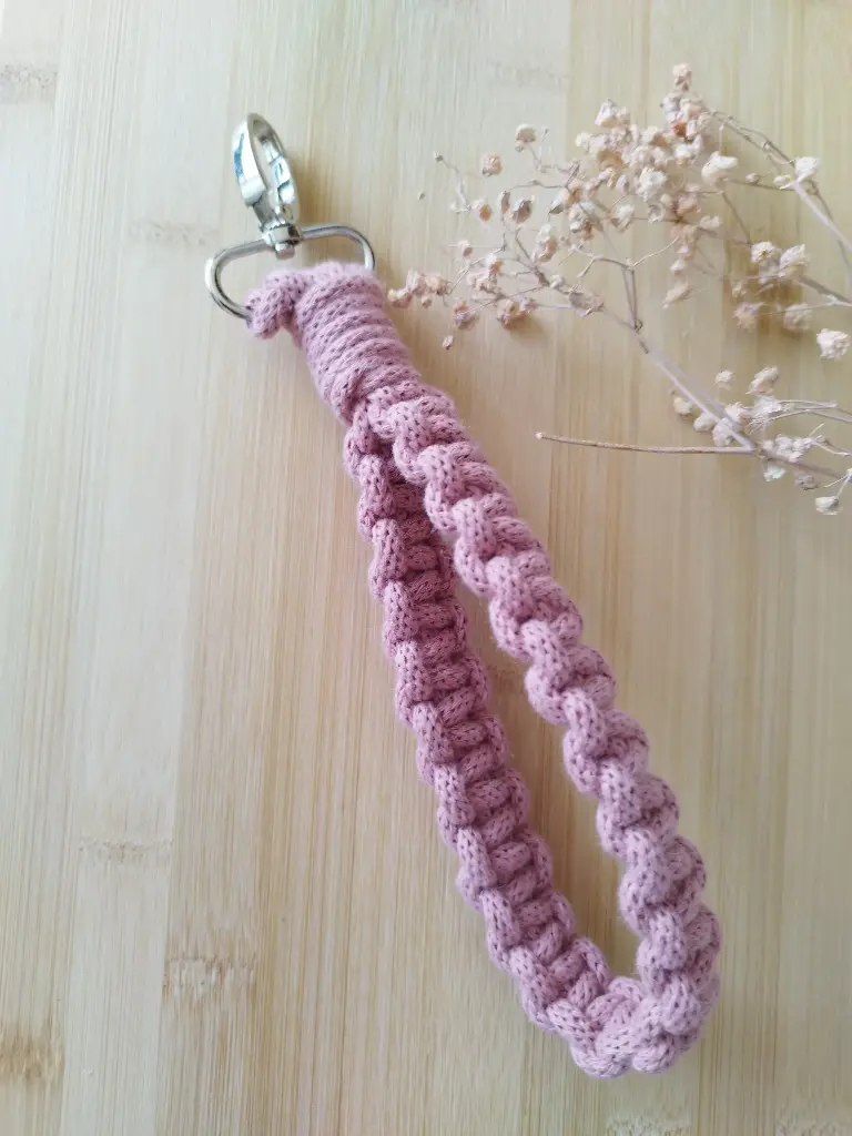 Llavero de Pulsera Rosa