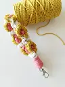 Llavero Pulsera Flores