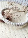 Diadema Macramé Natural/Oro
