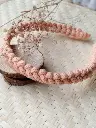 Diadema Macramé Mandarina