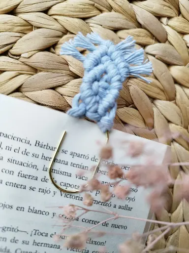 Marcapáginas Azul