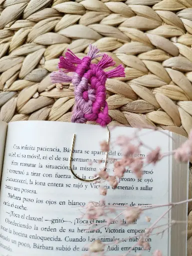 Marcapáginas Fucsia