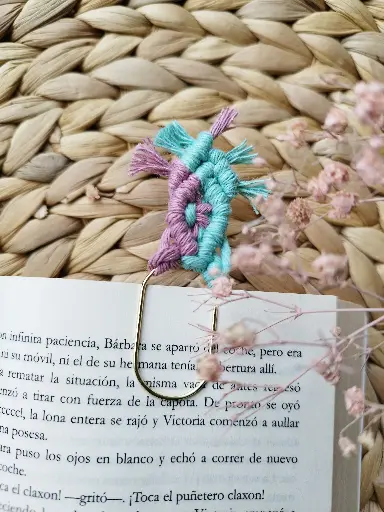 Marcapáginas Turquesa/Malva